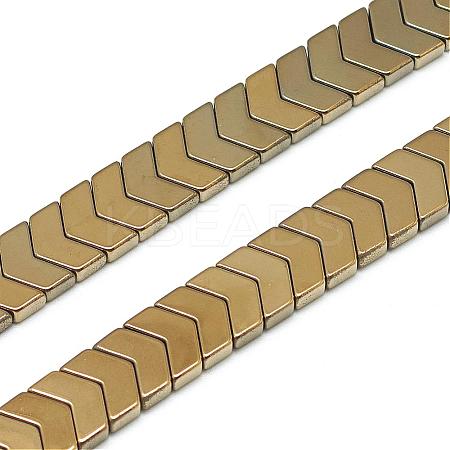 Electroplate Non-magnetic Synthetic Hematite Bead Strands G-Q486-19F-1