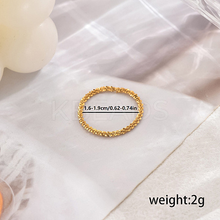 201 Stainless Steel Classic Roman Numeral Rings YL1527-6-1