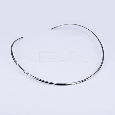 Tarnish Resistant 201 Stainless Steel Choker Necklaces LS-NJEW-O094-37-1
