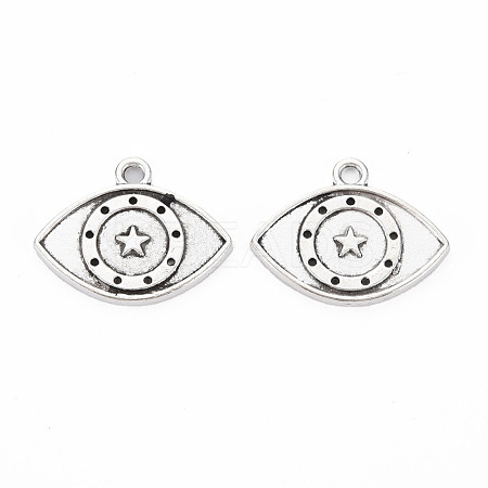 Tibetan Style Alloy Pendant Enamel & Rhinestone Settings TIBEP-N010-002AS-RS-1
