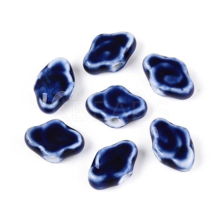 Handmade Porcelain Beads PORC-T133-30L-1