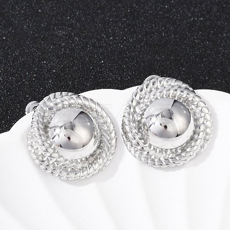 304 Stainless Steel Stud Earrings EJEW-G423-13P-1