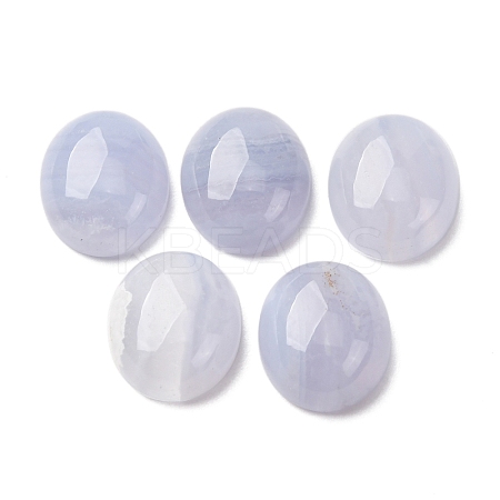 Natural Blue Lace Agate Cabochons G-I363-01E-1