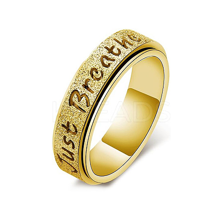 304 Stainless Steel Rotatable Finger Rings WG2DCA1-01-1