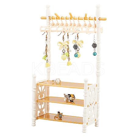 Random Color Plastic Doll Clothes Shoes Rack AJEW-WH0332-35B-1