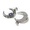 Natural Lapis Lazuli Pendants G-P547-04AS-08-2
