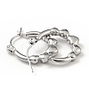 Non-Tarnish 304 Stainless Steel Heart Wrap Hoop Earrings for Women LS-EJEW-G293-13P-2