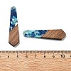 Resin and Walnut Pendants FIND-R051-06B-3