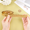 Leaf Brass Ribbon for Lamp Cover Decoration AJEW-WH0348-381B-3