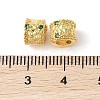 Brass Micro Pave Cubic Zirconia European Beads KK-E113-05G-3
