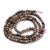 Argentina Natural Rhodonite Beads Strands G-G140-A01-02-3