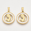 201 Stainless Steel Pendants STAS-N089-61G-1