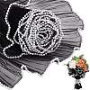1 Bag Polyester Flower Bouquet Wrapping Mesh Paper ORIB-BC0001-08C-1
