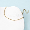 304 Stainless Steel Cable Chain Bracelets LS-BJEW-C134-01D-G-2