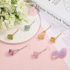 6 Pairs 304 Stainless Steel Hoop Earring Findings EJEW-CA00001-4