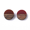 Resin & Wood Cabochons RESI-S358-70-H20-1