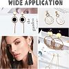 PVD Vacuum Plating 304 Stainless Steel Stud Earring Findings STAS-UN0016-05B-RG-5