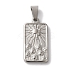 Non-Tarnish 304 Stainless Steel Pendants STAS-L081-034P-1