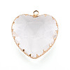 Transparent Glass Pendants KK-N283-01L-G-2