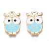 Alloy Enamel Pendants PALLOY-N170-019C-NR-1