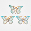Transparent Acrylic Pendants TACR-R140-08G-1