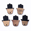 Resin & Walnut Wood Pendants RESI-N025-011A-B04-1