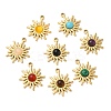 Ion Plating(IP) 316 Stainless Steel Sun Pendants STAS-K258-34G-1