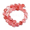Cherry Quartz Glass Beads Strands G-C159-A02-01-3