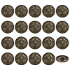 1-Hole Alloy Buttons FIND-FG0004-58A-1