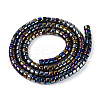 AB Color Plated Opaque Glass Beads Strands GLAA-T026-2x4mm-P01-2