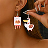 Acrylic Dangle Earrings FS-WG2F752-06-1