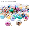 Glass Ball Pendants GLAA-PH0007-58-7