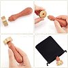 1Pc Brass Stamp Head DIY-OC0008-66D-3