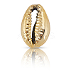 100Pcs Electroplated Natural Cowrie Shell Beads BSHE-LT0001-05A-6