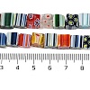 Handmade Millefiori Glass Bead Strands LAMP-H057-03K-3