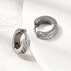 304 Stainless Steel Hoop Earrings EJEW-L302-03B-P-2