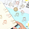 40Pcs 2 Colors Iron Paper Clips AJEW-SP0002-98C-4