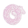 Frosted Crackle Glass Beads Strands GLAA-U001-8mm-M03-3