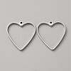 304 Stainless Steel Open Back Bezel Pendants FIND-WH0152-123A-1