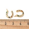 Brass Micro Pave Colorful Cubic Zirconia Charms X-KK-Q031-40G-02-3