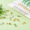 32Pcs 8 Styles 304 Stainless Steel Stud Earring Findings STAS-TA0002-97-6