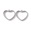Non-Tarnish 201 Stainless Steel Pendants STAS-G291-07P-1