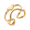 304 Stainless Steel Cuff Open Rings SA-CBAD22F-01G-H-1
