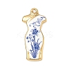 304 Stainless Steel Enamel Pendants SA-CBA800D-01B-G-1