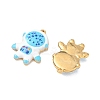 304 Stainless Steel Enamel Pendants STAS-Q119-05G-05-2