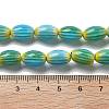 Handmade Millefiori Lampwork Beads Strands LAMP-F035-12H-4