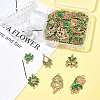 36Pcs 6 Styles Alloy Enamel Connector Charms FIND-FS0004-46A-7