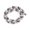 Electroplated Shell Pearl Beads Strands BSHE-H113-06B-04-2