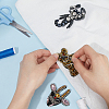 3Pcs 3 Styles Animal Rhinestone Ornament Accessories PATC-GF0001-44-7