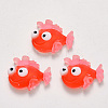Translucent Frosted Resin Cabochons CRES-N022-14-1